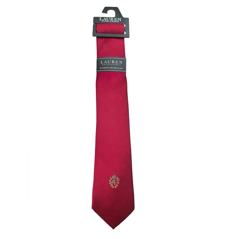 NWT Ralph Lauren Boys Solid Crest Tie!
